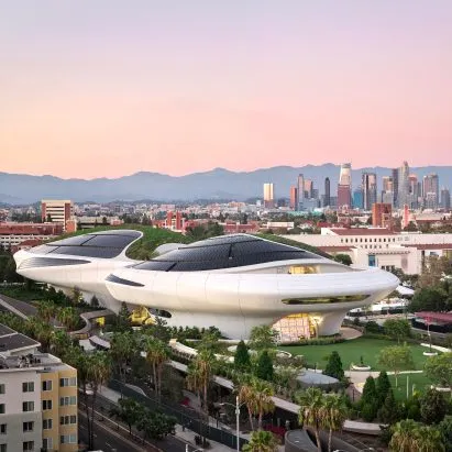 Lucas Museum shown ahead of its announced opening