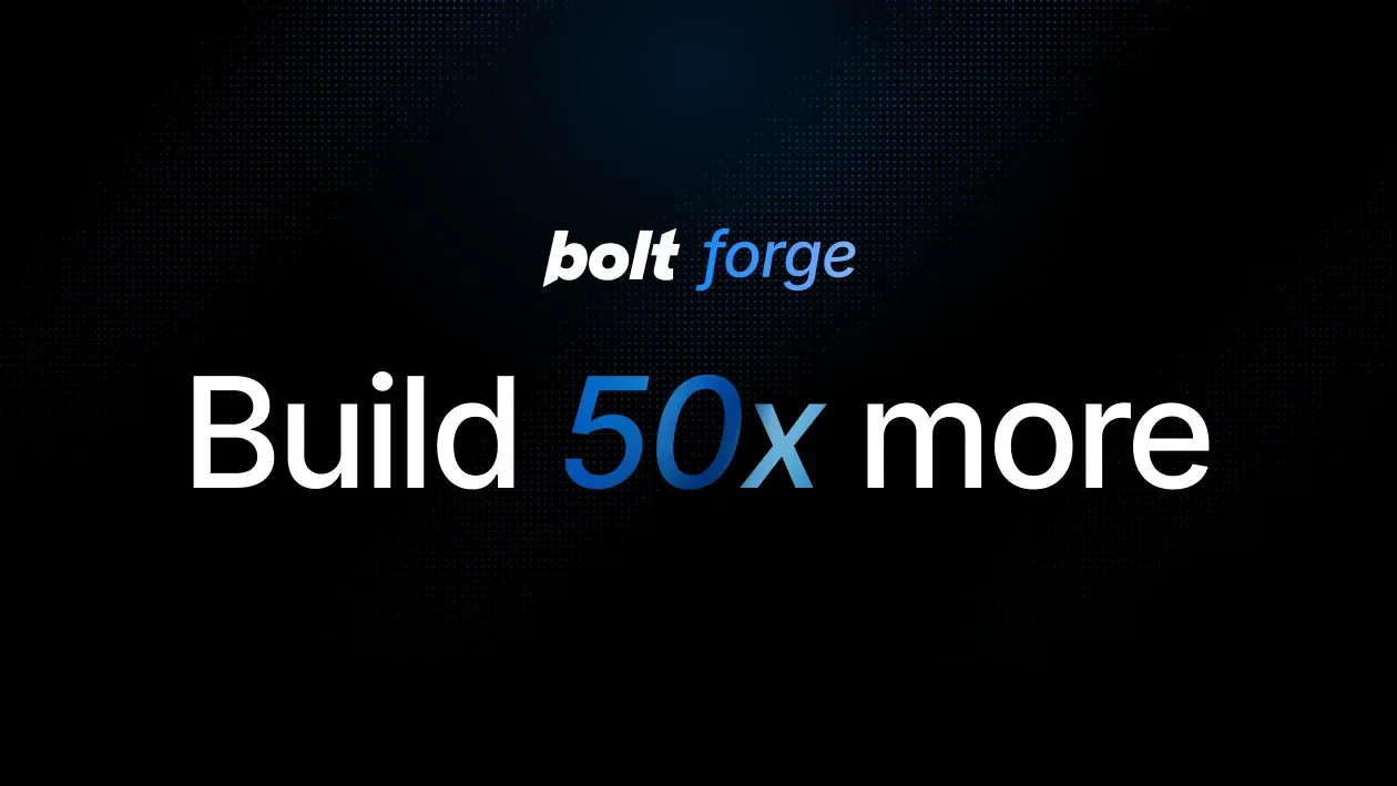 Bolt announces Forge, a coding agent using open-weight models