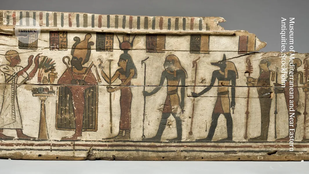Nature reports tissues from different organisms in Egyptian art
