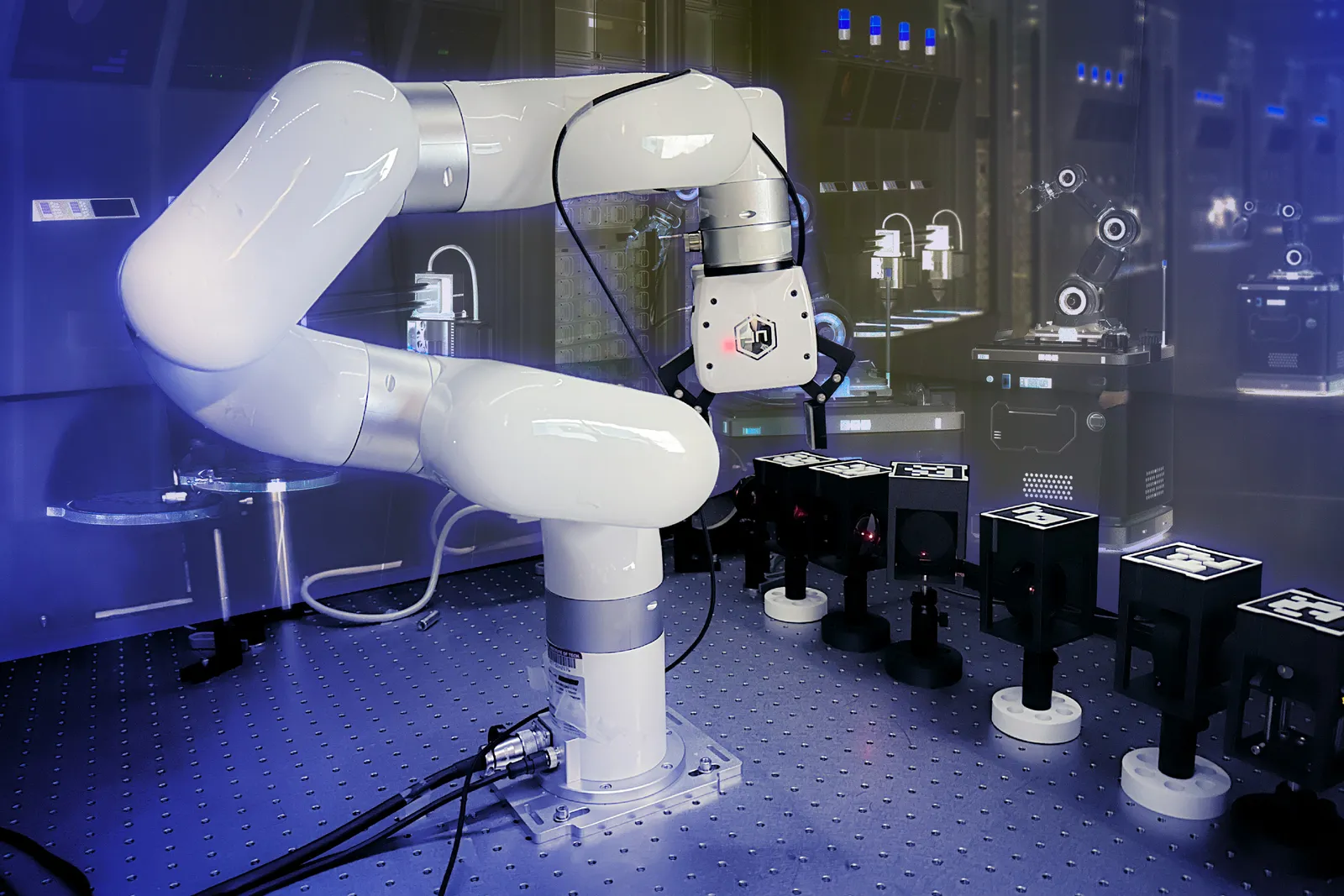 MIT robot assembles and realigns equipment for light experiments unaided